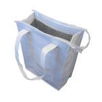 NON WOVEN COOLER BAG WITH TOP ZIP CLOSURE